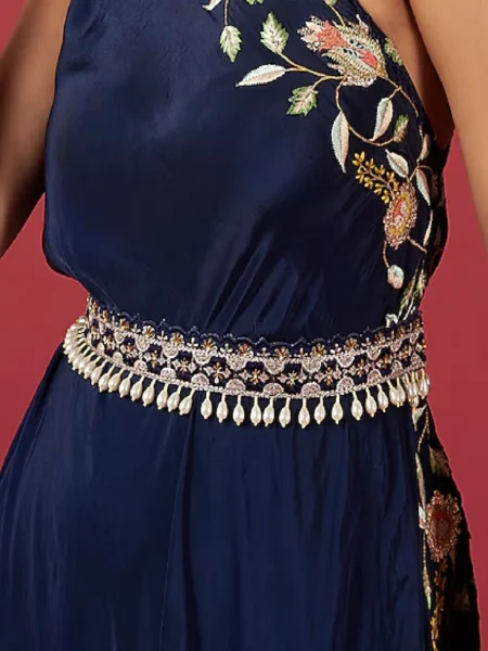 Noor Zari & Pearl Embroidered Waist Belt